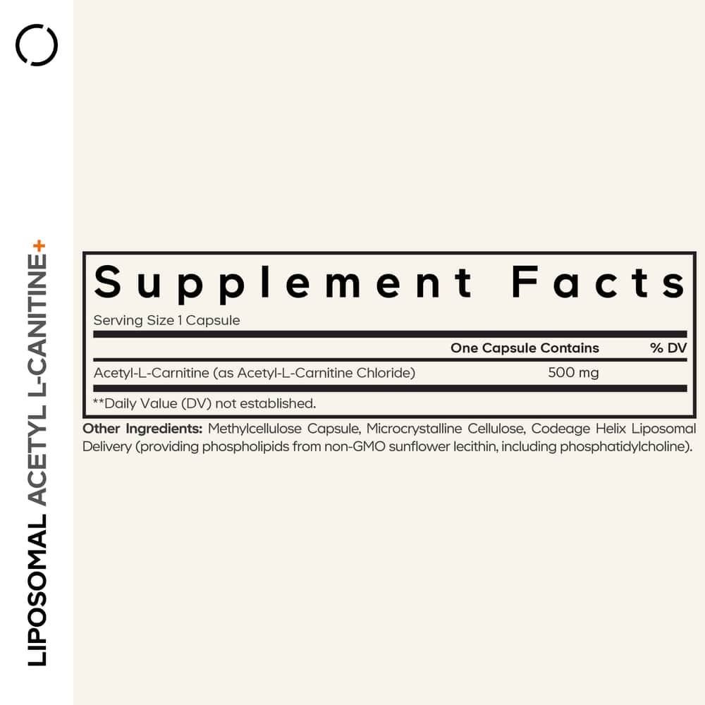 Codeage Acetyl L - Carnitine+ Enhanced Absorption Supplement - Bodybuilding.com