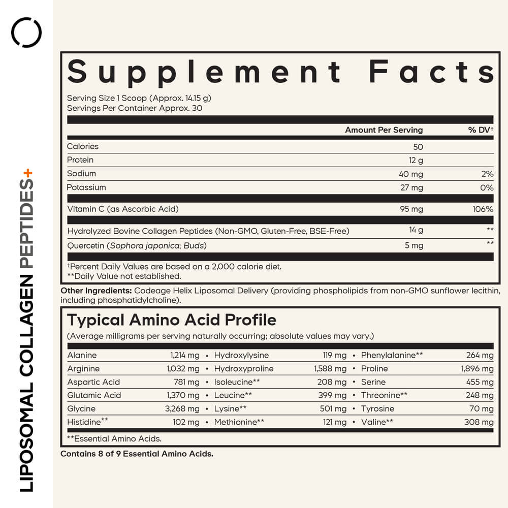 Codeage Collagen Peptides Powder + Vitamin C - Bodybuilding.com
