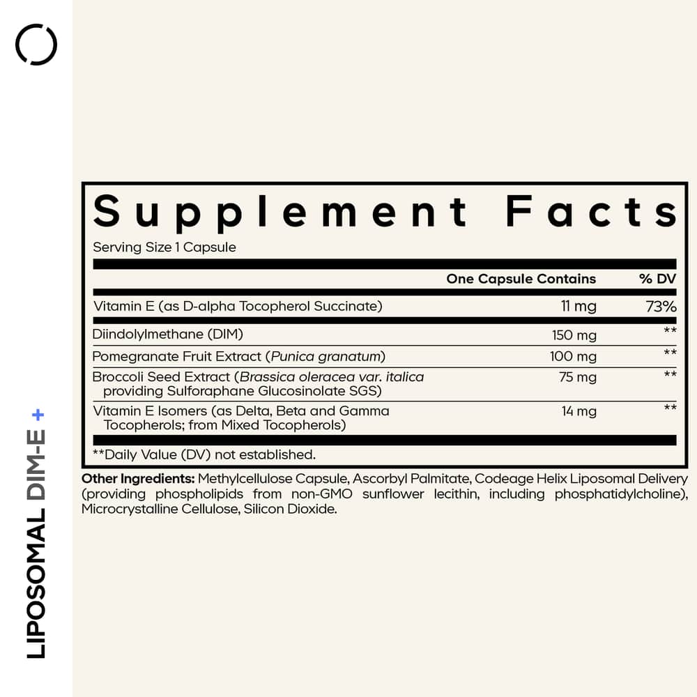 Codeage Liposomal Dim - E+ Dietary Supplement - Bodybuilding.com